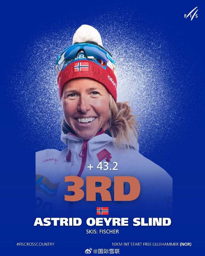 挪威越野滑雪选手再获金牌