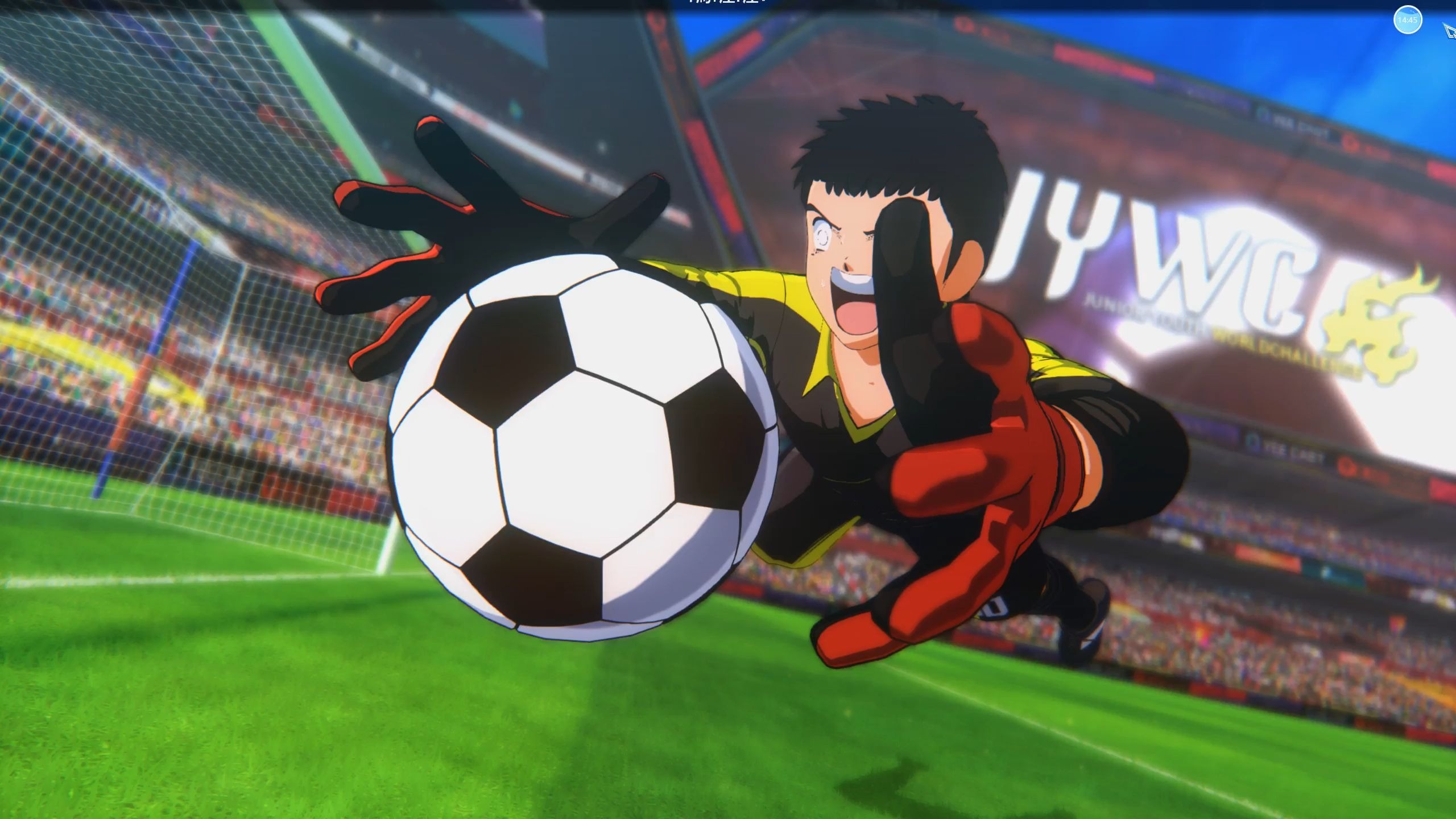 足球赛事即将登场，球员们奋力拼搏争取胜利